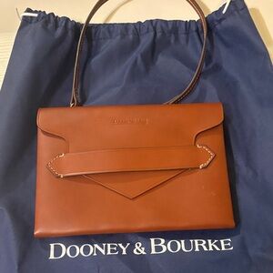 Dooney & Bourke Tan Leather Clutch